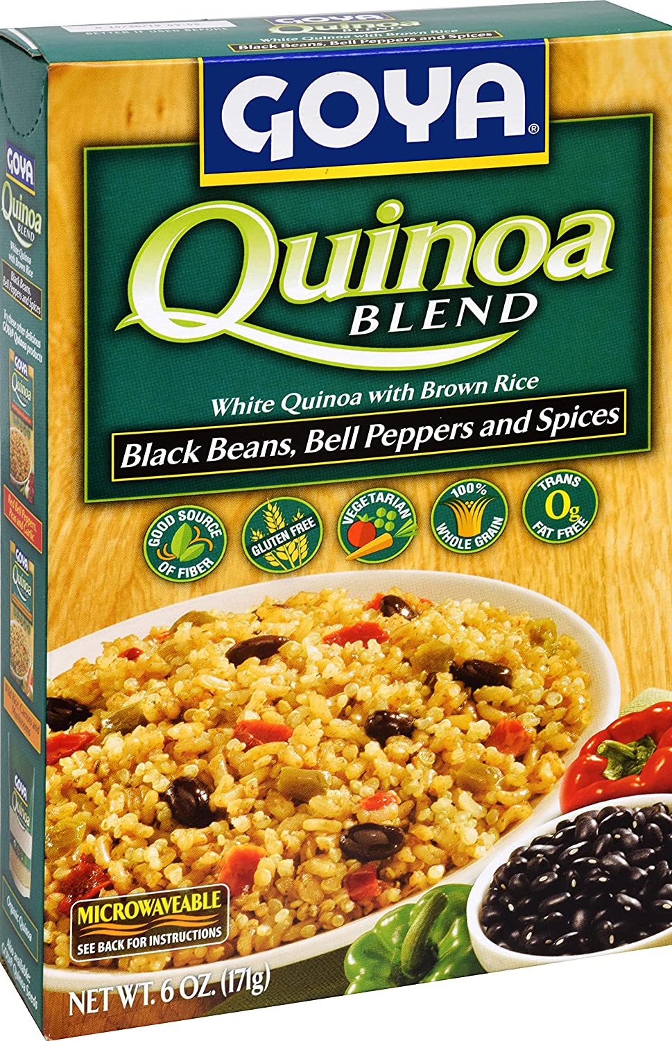 Goya Quinoa Blend with Black Beans , Bell Peppers and Spices 6 oz