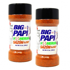 Big Papi Homerun Sazon – All-purpose seasoning 12.75 oz Pack of 2