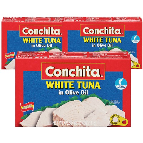 Conchita White Tuna in Olive Oil 4 oz - Pack of 3