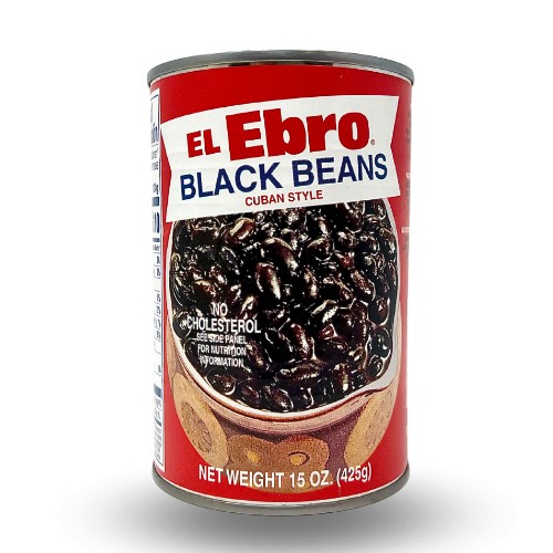 El Ebro  Cuban Style Black Beans.  15 oz