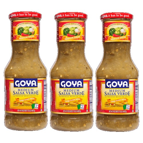 Goya Salsa Verde 17.6 oz Pack of 3