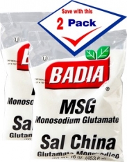 Badia msg (Monosodium Glutamate) 1 lb bags Pack of 2