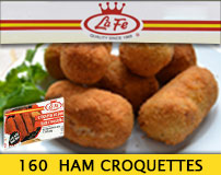 Ham Croquettes 160 Cuban style.