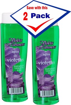 Violeta Habanera Violet Water 14 0z spalsh bottle Pack of 2
