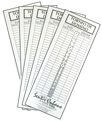 dominoes score sheet