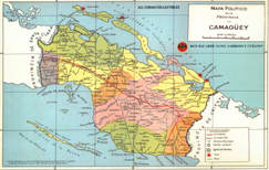 Map - Camaguey Province 17 X 11