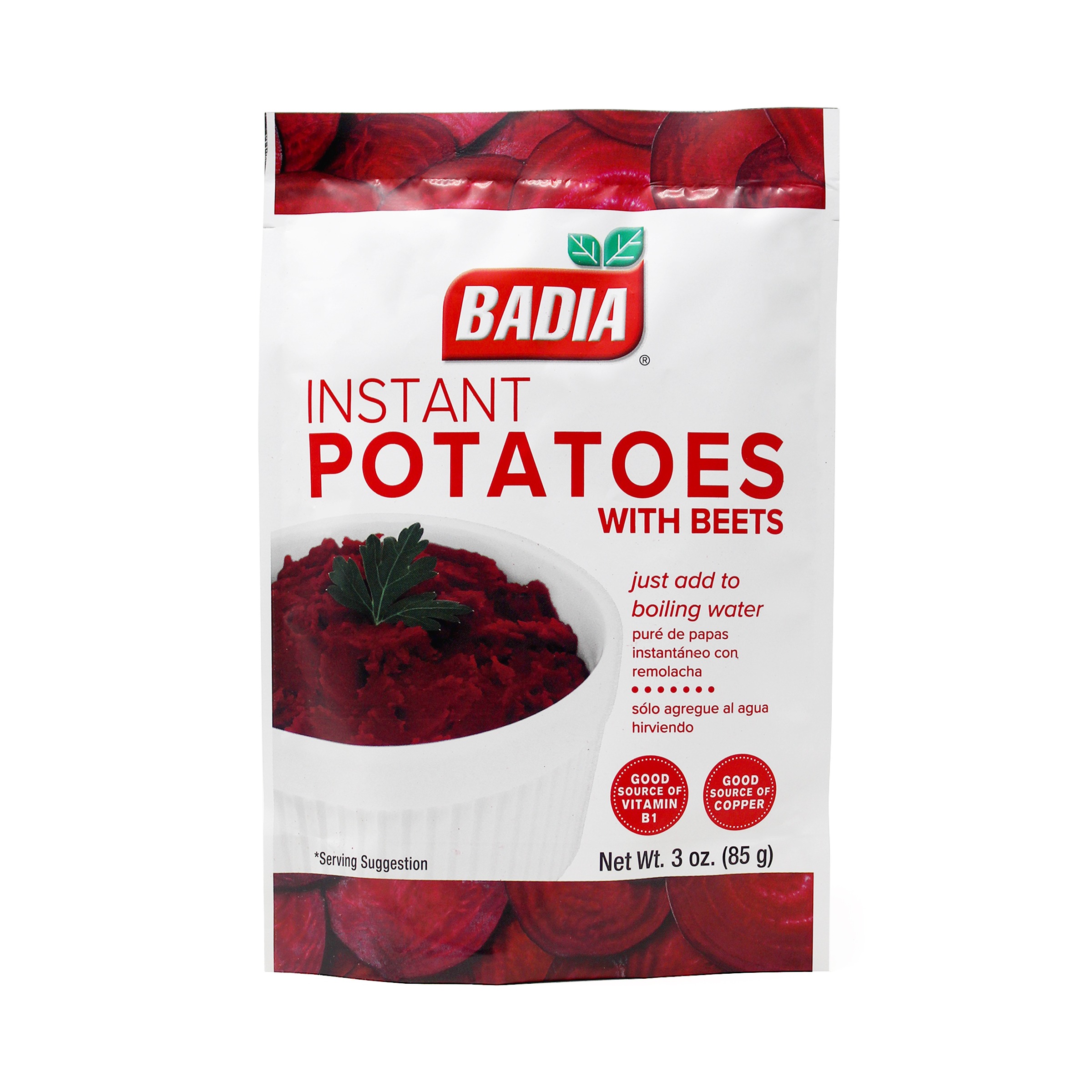 Badia Instant Potatoes with Beets 3 0z