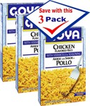Goya Chicken Flavored Rice with Vermicelli & Seasoning 8 Oz Pack of 3