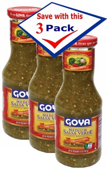 Goya Salsa Verde 17.6 oz Pack of 3