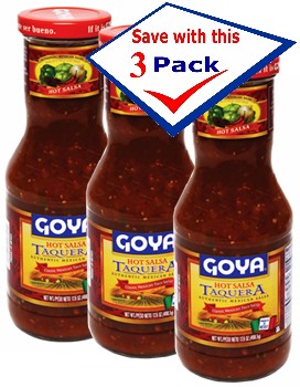 Goya Salsa Taquera 17.6 oz Pack of 3