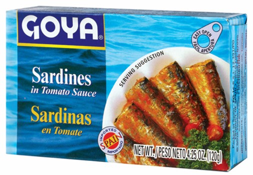 Goya Sardines in Tomato Sauce- Sardinas 4.25 Oz