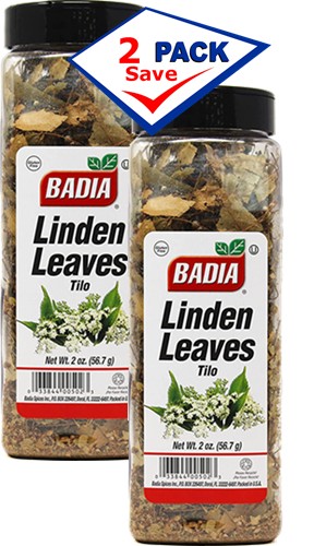 Badia linden leaves 2 oz. 2 pack.