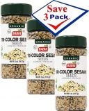 Badia Organic Tricolor Sesame Seeds 5oz Pack of 3