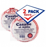 La Fe Casabe al Ajillo 8 oz Pack of 2