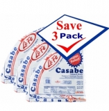 Imported cassava bread. Casabe. Natural, imported. 7 oz Pack of 3
