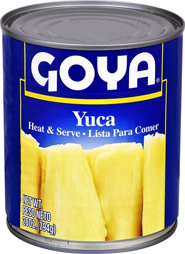 Cassava Heat & Serve , Yuca  Lista para comer Goya 28 oz