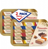 Christmas Traditional Turron Selection by El Almendro 14.10 Oz Pack of 2
