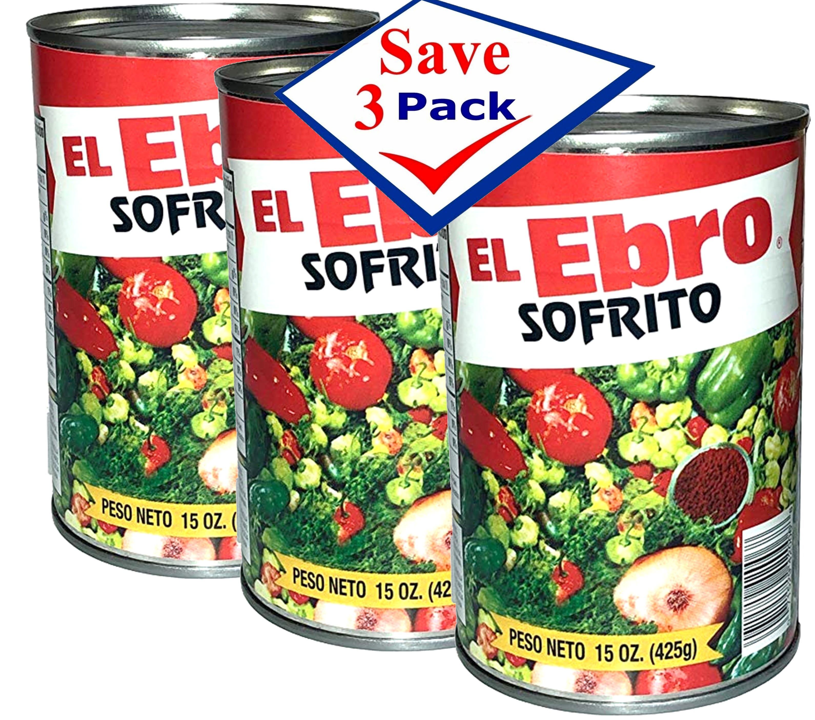 El Ebro Seasoning 15oz Sofrito Pack of 3