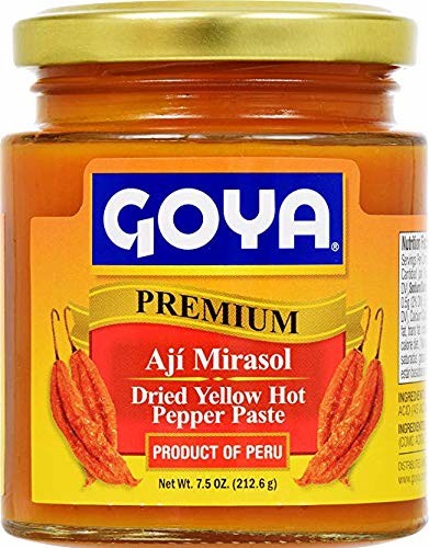 Goya Dried Yellow Hot Pepper Paste 7.5Oz Aji Mirasol