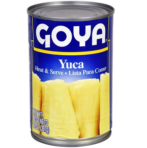Cassava Heat & Serve , Yuca  Lista para comer Goya 14 oz