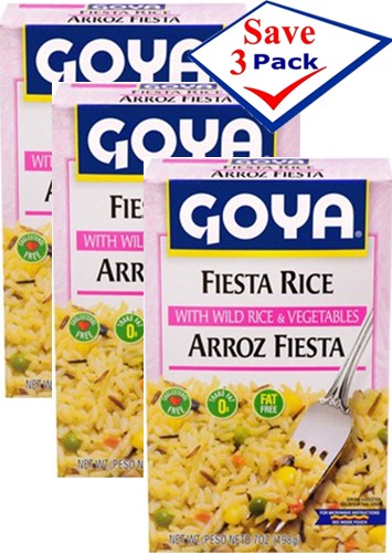 Fiesta Rice By Goya 7 oz Pack of 3