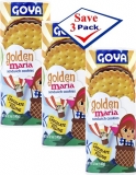 Goya Golden Maria Sandwich Cookies 5.1 Oz Pack of 3