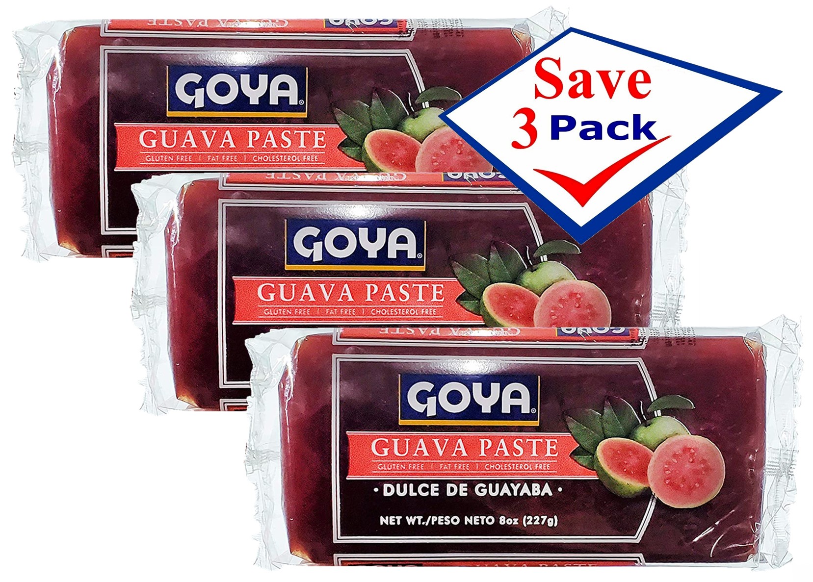 Goya Guava Paste 8 oz Pack of 3