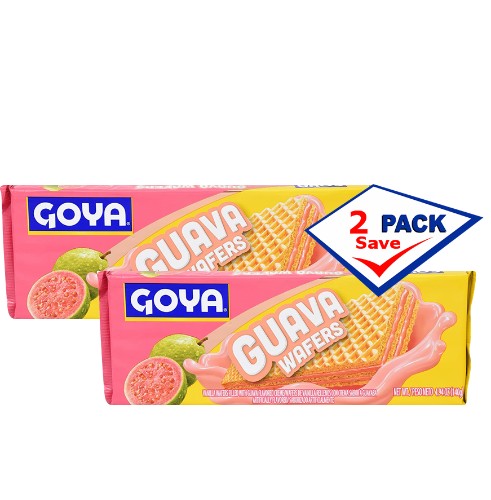 Goya Guava Filled Wafers 4.9 oz Pack of 2