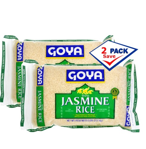 Jasmine Rice By Goya 5Lbs Pack of 2