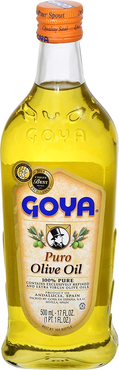 Puro Olive Oil 100% Pure By Goya 17 Oz