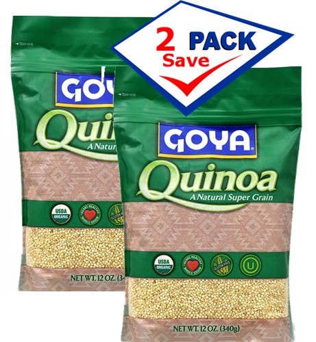 Goya Organic White Quinoa 12 oz Pack of 2