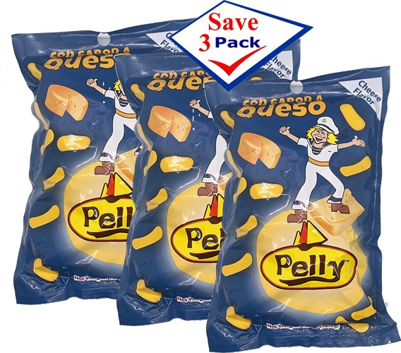 Pelly Cheese Flavor 1.5 Oz Pack of 3