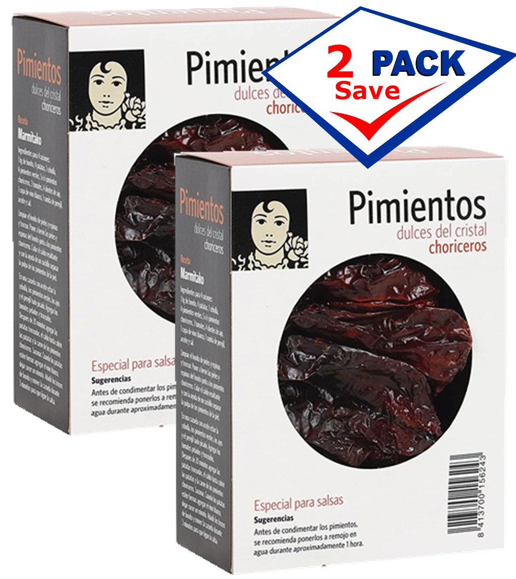 Carmencita Pimiento Choricero  2.65 oz Sweet Cristal Pepper Pack of 2