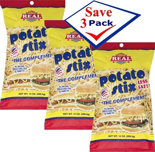 Potato Stix by Ara Real 5.5 oz Pack of 3