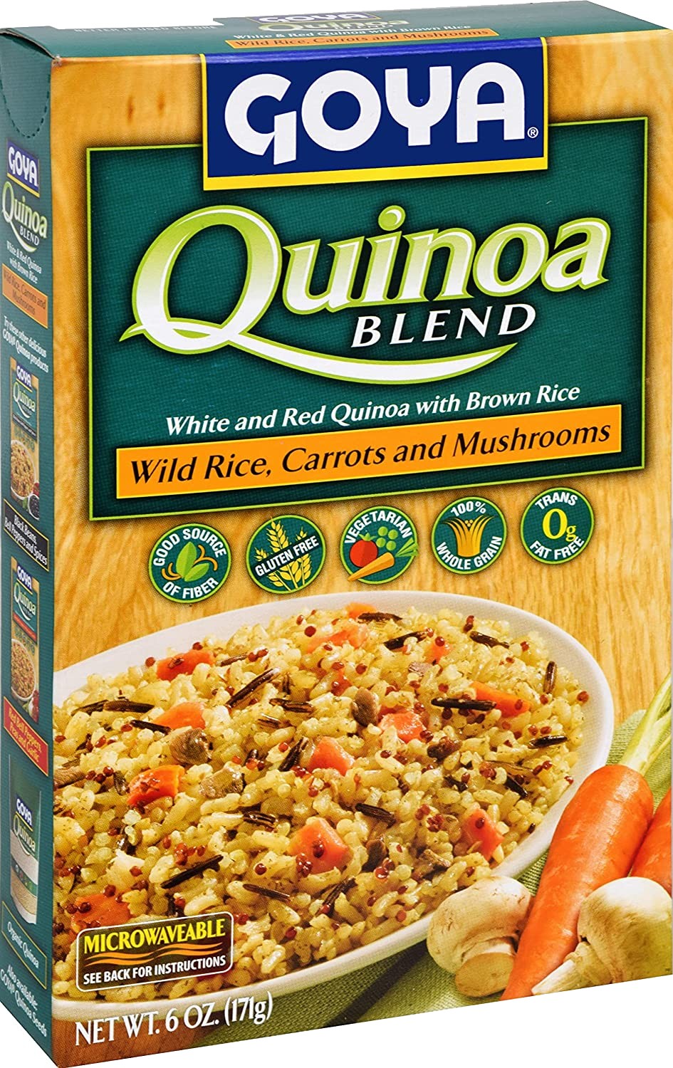 Quinoa Blend Wild Rice, Carrots and Mushrooms 6oz