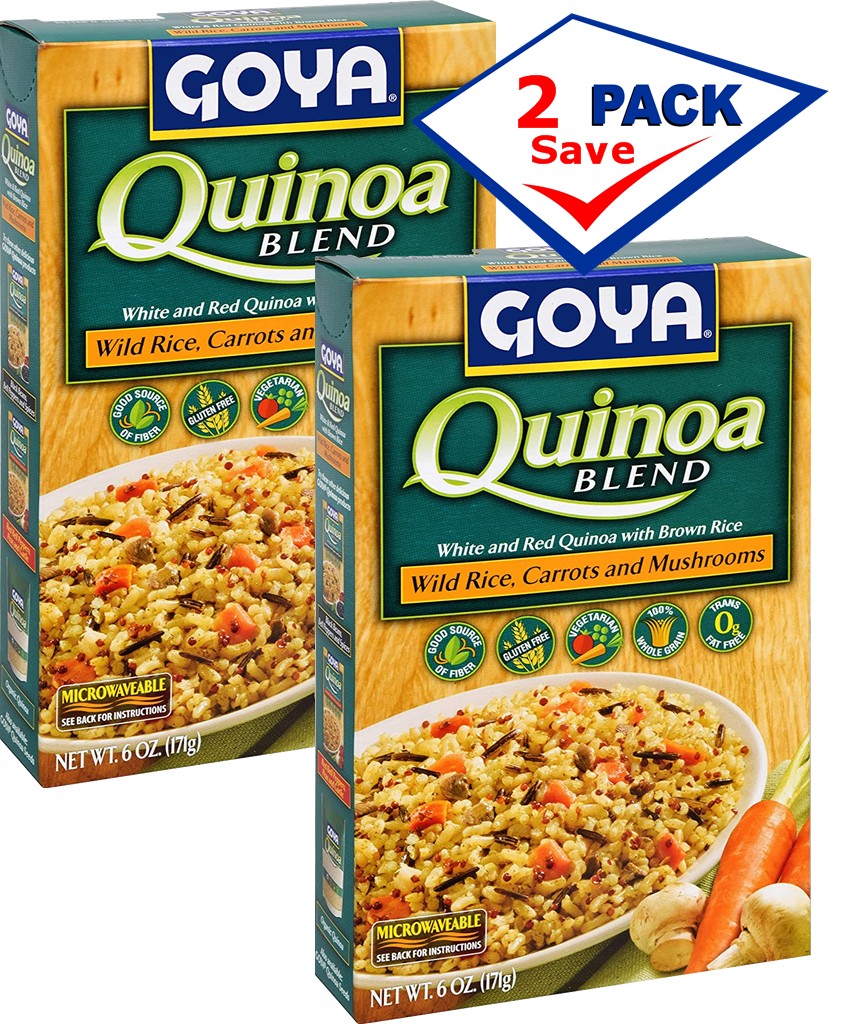 Quinoa Blend Wild Rice, Carrots and Mushrooms 6oz Pack of 2