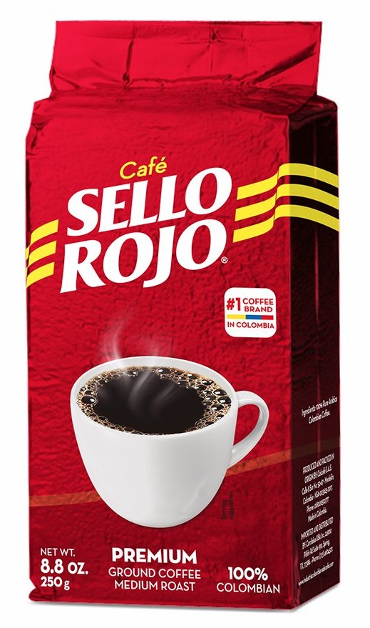 Cafe Sello Rojo Medium Roast 8.8 oz Colombian Coffee