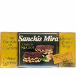 Sanchis Mira Turron Chocolate  with  Almonds. 7 oz. Imported from Spain.