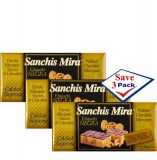 Sanchis Mira Turron Mazapan  Nueces Al Chocolate 7 oz Pack of 3