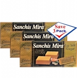 Turron de Yema - Egg Yolk Nougat by Sanchis Mira. 7 oz Pack of 3