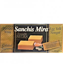 Turron de  Yema - Egg Yolk Nougat   by Sanchis Mira. 7 oz Imported from Spain
