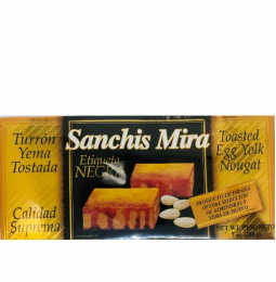 Turron de Yema Tostada  by Sanchis Mira. 7 oz.  Imported from Spain