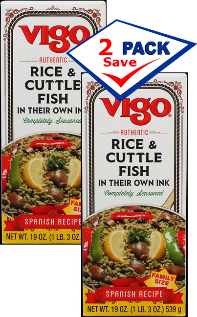 Vigo calamari and rice Imported from Spain 19 Oz PAck of 2