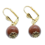 Venturina earring set. Gold filled 14k