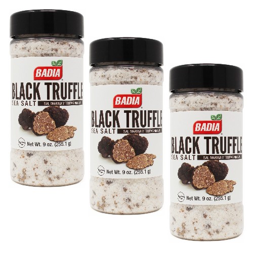 Badia Black Trufle Sea Salt 9 oz Pack of 3