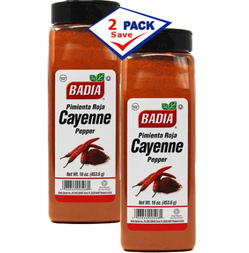 Badia Cayenne Pepper. 16 oz. 2 pack.