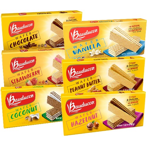 Bauducco Variety Wafer - Bundle Pack of 6