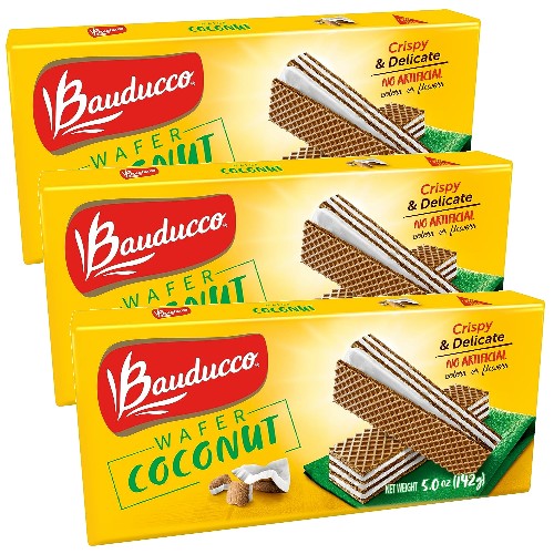 Bauducco Coconut Wafer 5 oz Pack of 3