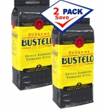 Bustelo Supreme Whole Bean Gourmet Coffee 2 lbs. Pack of 2