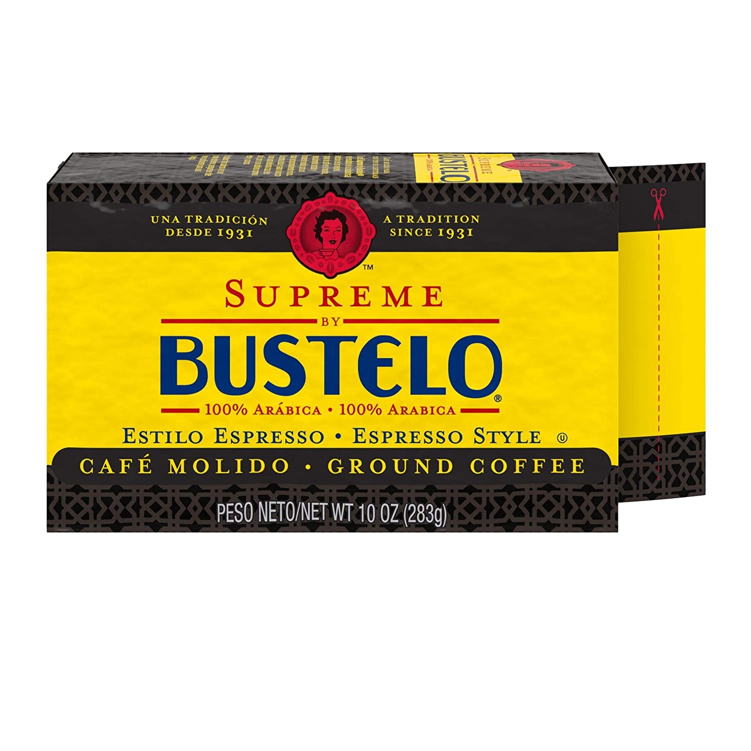 Bustelo Supreme  Cuban Coffee - Ground  vacuum pack.  10 Oz